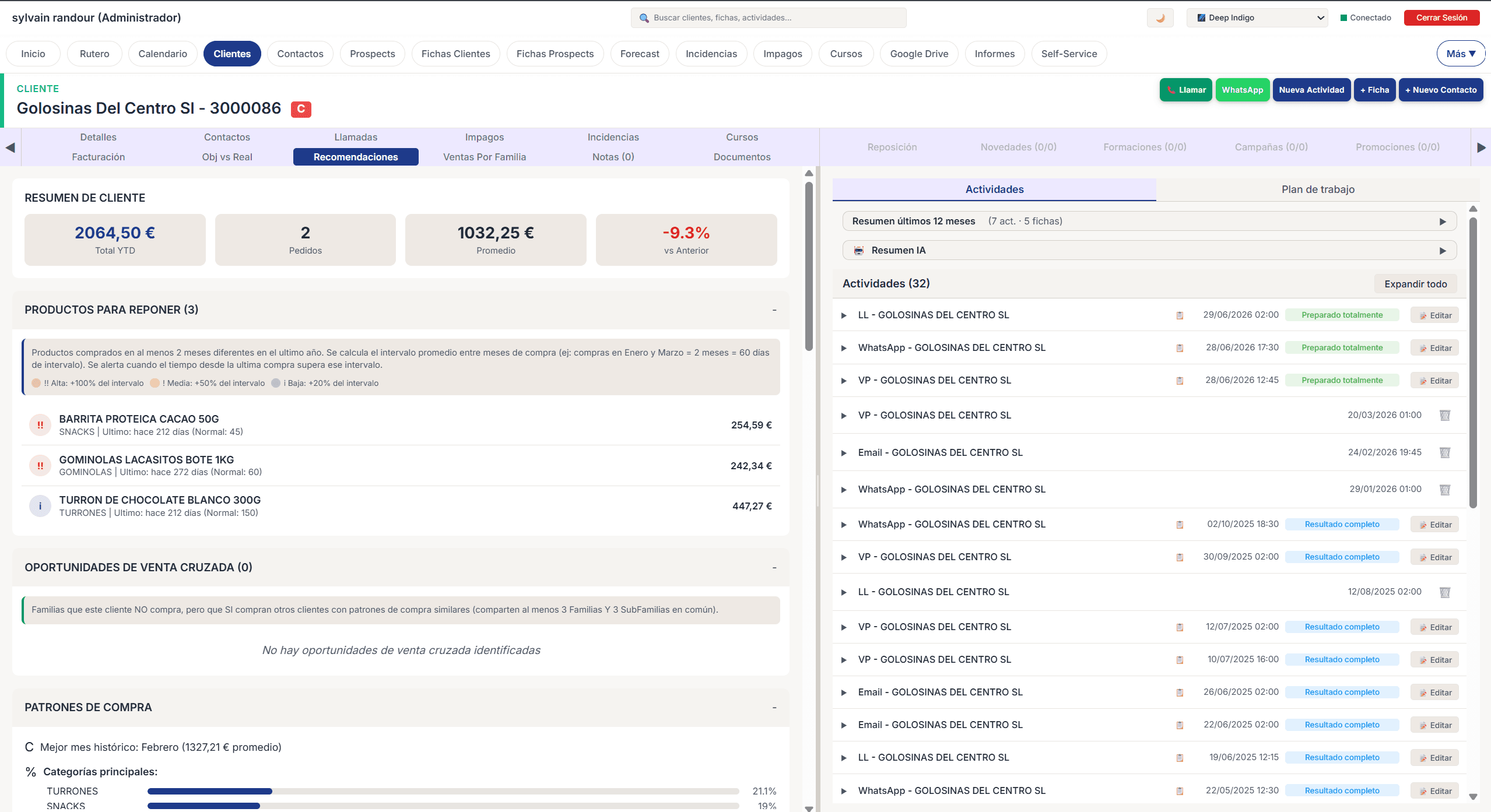 Votre commercial sait exactement quoi recommander avant d'entrer chez le client. Moins d'improvisation, plus de ventes.